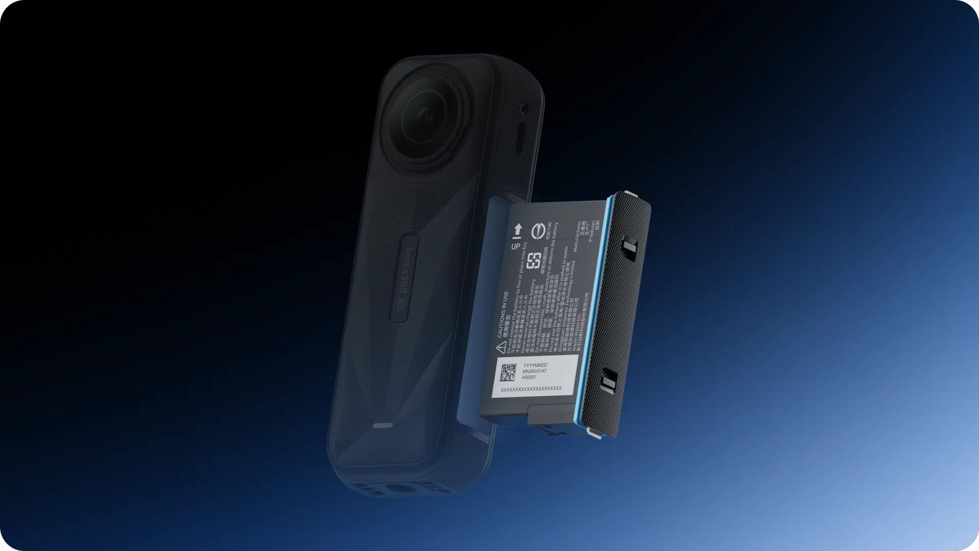 Insta360 Rechargeable Battery for X5 Camera (2400mAh)/نماکم