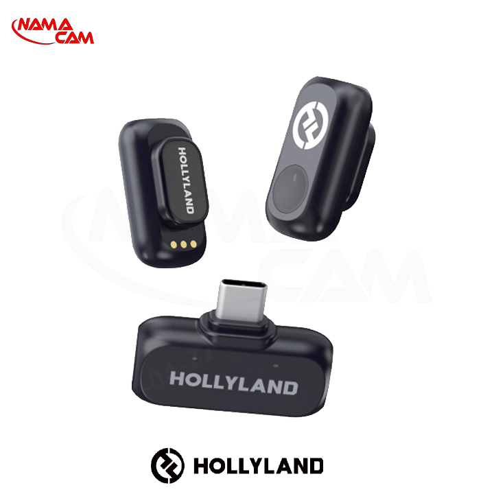 میکروفون بی‌سیم دو نفره Hollyland LARK A1 Mini Duo با کانکتور USB-C /نماکم