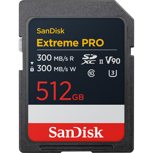 کارت حافظه سن دیسک 512 گیگ SanDisk 512GB Extreme PRO UHS-II/نماکم