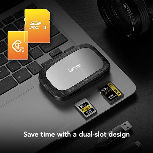 Lexar Professional CFexpress Type A / SD USB 3.2 Gen 2 Reader - rw530/نماکم