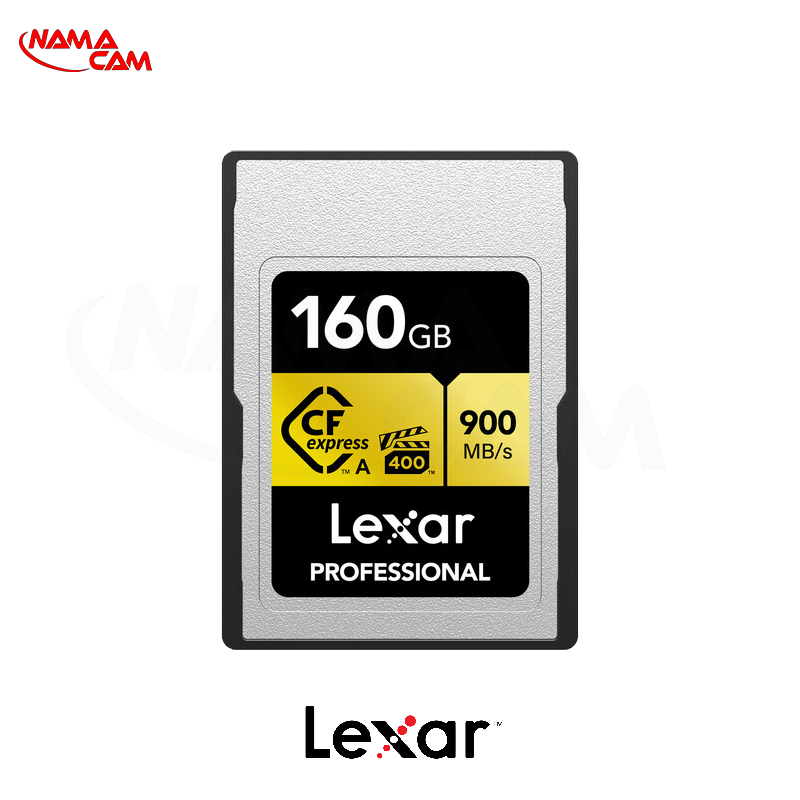 کارت حافظه لکسار 160 گیگ CFexpress تایپ A سری طلایی - Lexar CFexpress 160G/نماکم