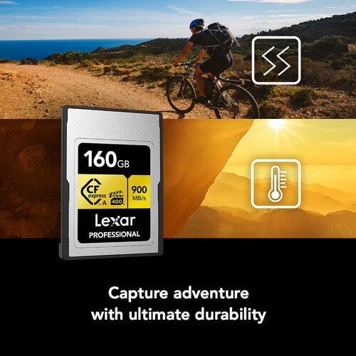 Lexar 160GB Professional CFexpress Type A Card GOLD Series/نماکم