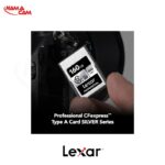 کارت حافظه لکسار 160 گیگ CFexpress تایپ A سری نقره‌ای-Lexar CFexpress 160G/نماکم