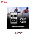 کارت حافظه لکسار 160 گیگ CFexpress تایپ A سری نقره‌ای-Lexar CFexpress 160G/نماکم
