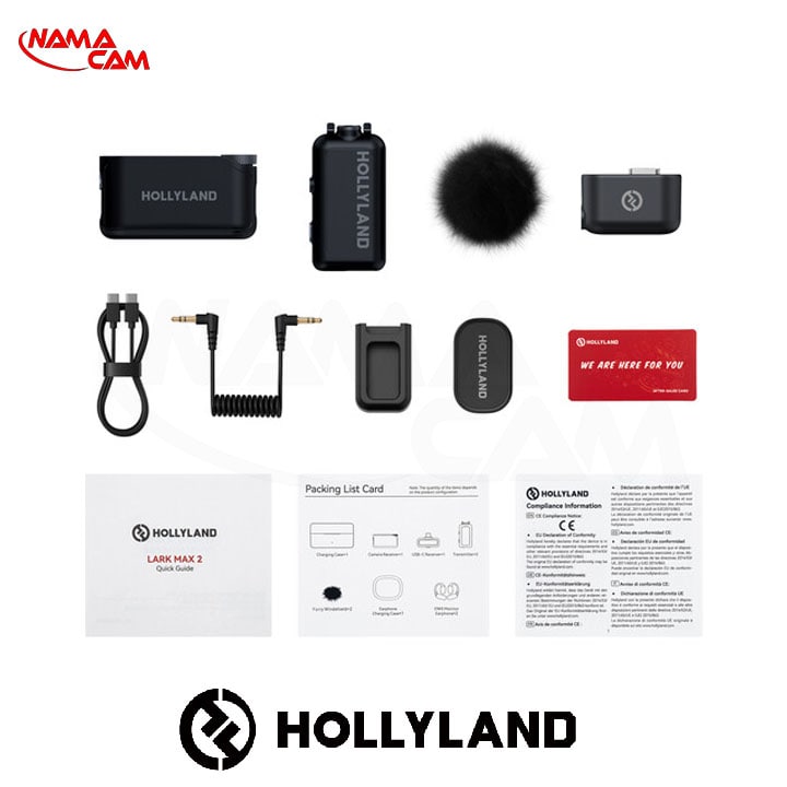 میکروفون هالی لند لارک مکس 2 – 1 نفره – Hollyland LARK MAX 2 Solo/نماکم