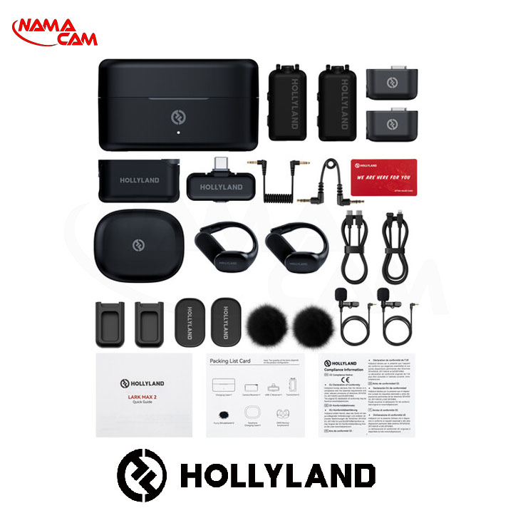 میکروفون هالی لند لارک مکس 2 اولتیمیت کمبو – 2 نفره - Hollyland LARK MAX 2/نماکم