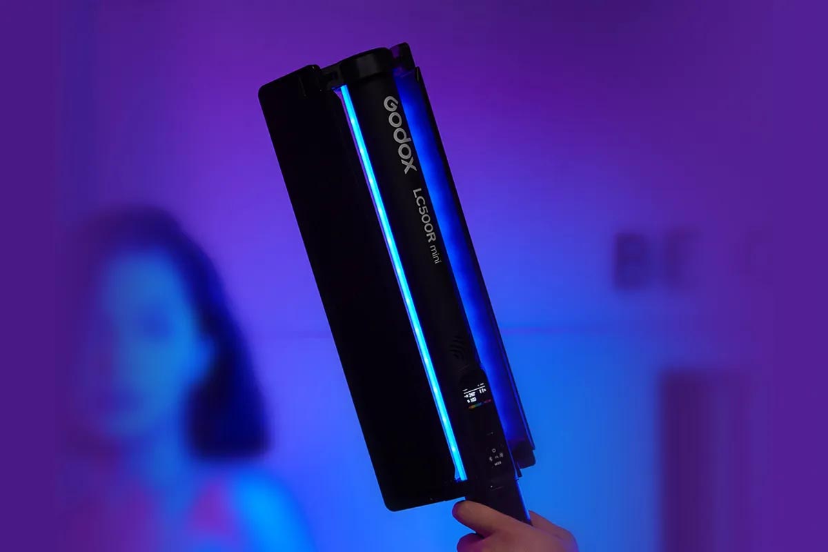نور باتومی RGB گودکس Godox LC500R Mini/نماکم