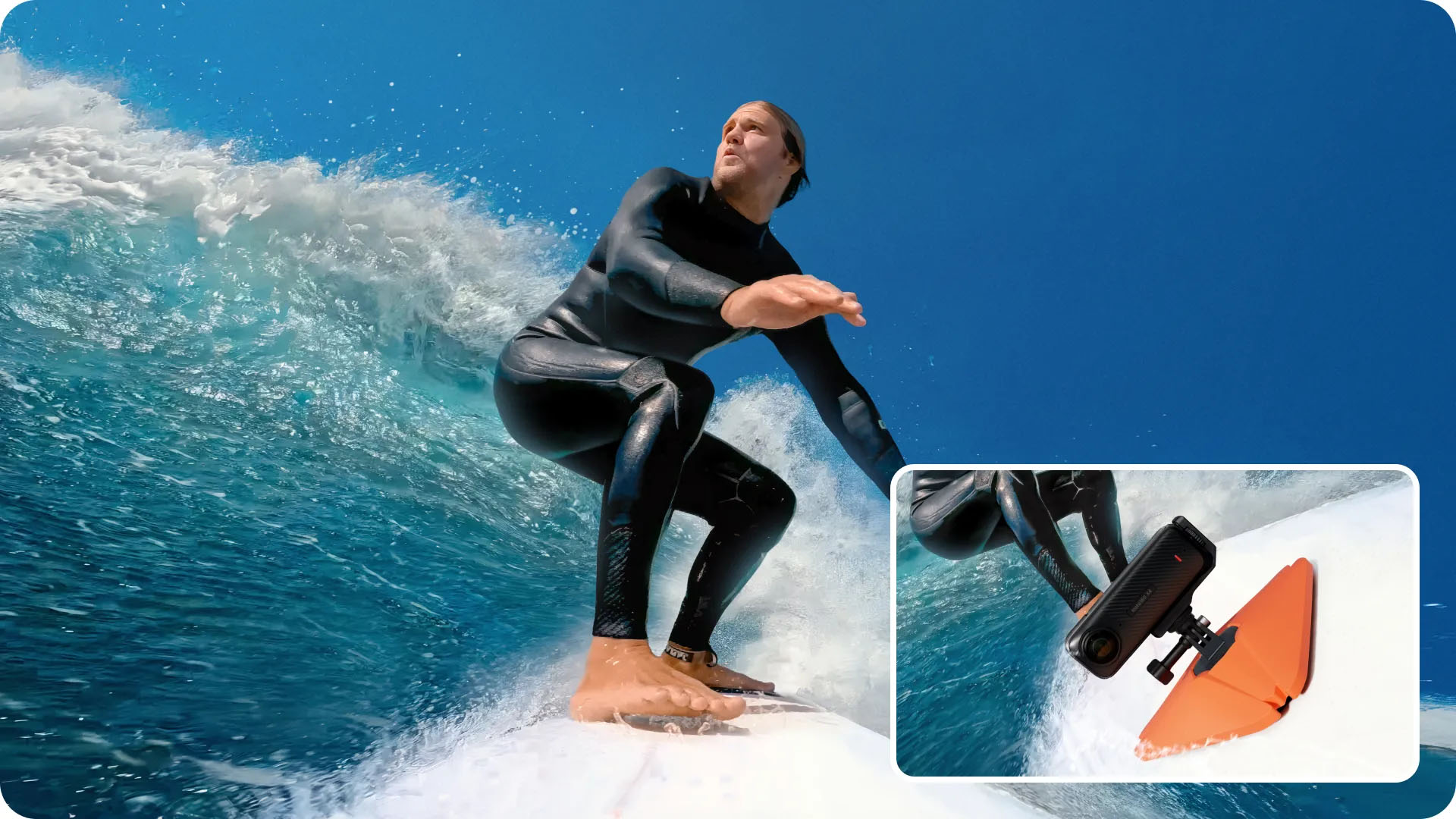 Insta360 Floating Surfboard Mount/نماکم