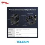 فریم و محافظ گوپرو هیرو 13 و 12 تا 9 - تلسین - Telesin fms 17/نماکم
