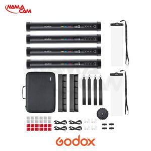 زنور باتومی RGB گودکس TL30 کیت چهارتایی - Godox TL30 RGB 4 Light Kit/نماکم