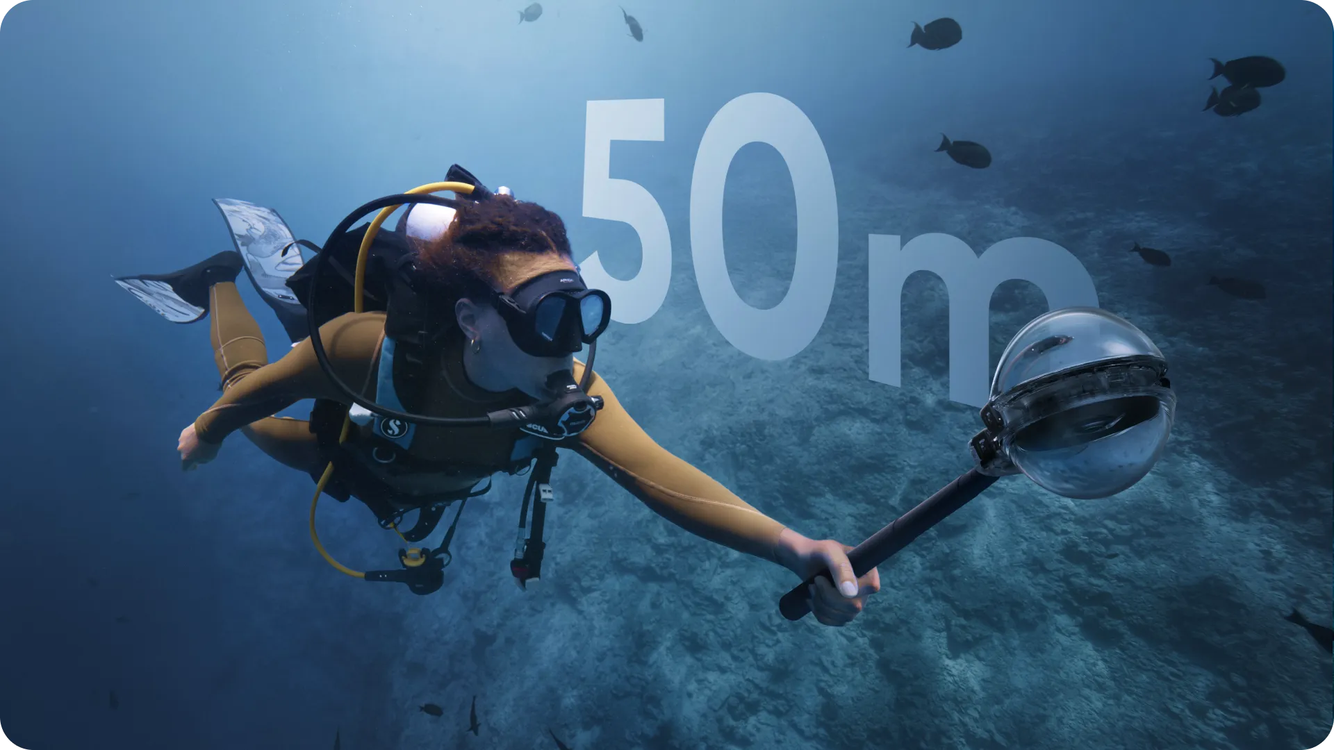 قاب ضد آب اینستا360 ایکس 5 پرو – اصلی – Insta360 X5 Invisible Dive Case Pro/نماکم