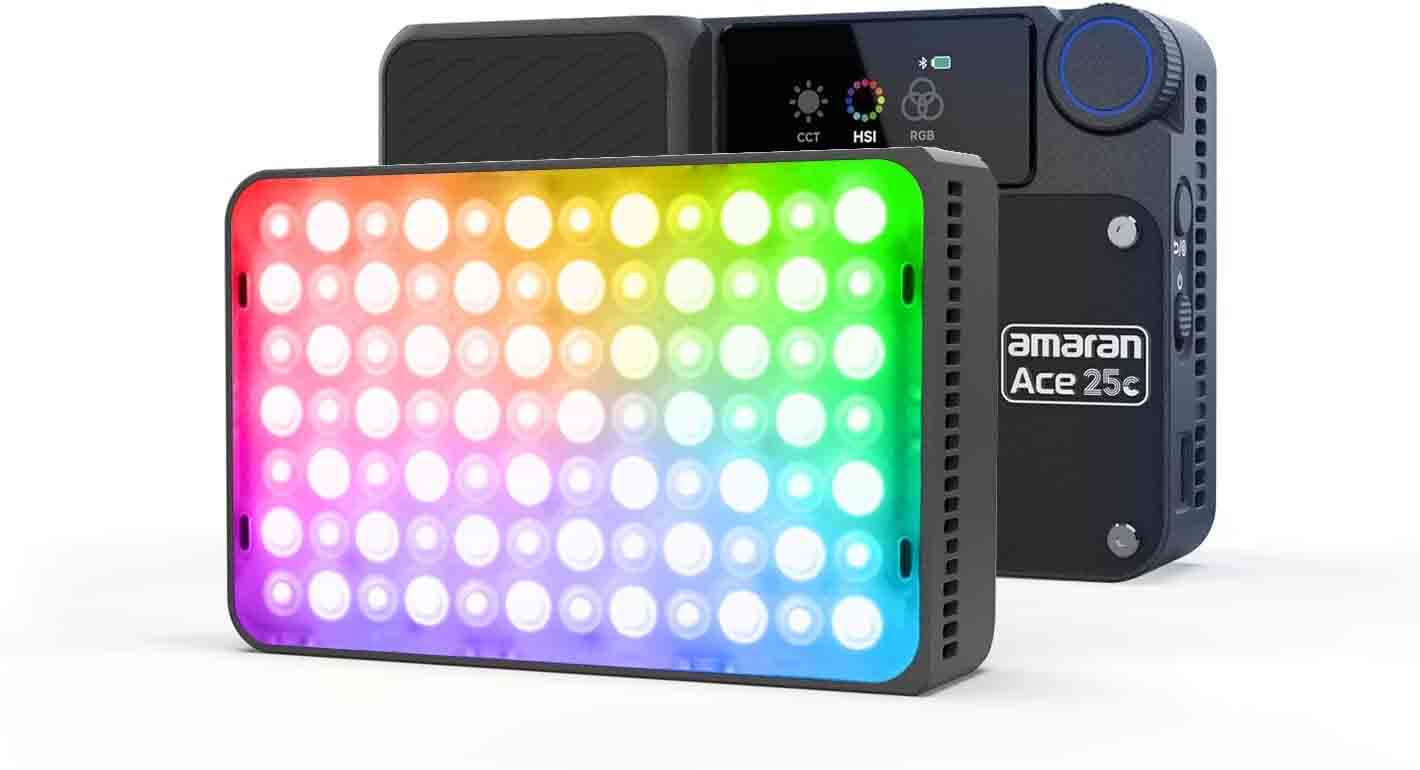 Amaran Ace 25c RGB LED Light Panel All-in-One Creator Kit/نماکم