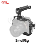 کیج دوربین سونی A7RV / A7IV / A7SIII0 اسمال ریگ همراه دسته – SmallRig Cage Sony 3668B/نماکم