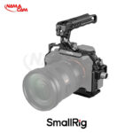 کیج دوربین سونی A7RV / A7IV / A7SIII0 اسمال ریگ همراه دسته – SmallRig Cage Sony 3668B/نماکم