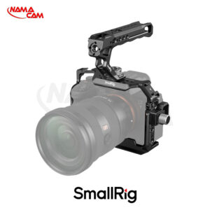 کیج دوربین سونی A7RV / A7IV / A7SIII0 اسمال ریگ همراه دسته – SmallRig Cage Sony 3668B/نماکم