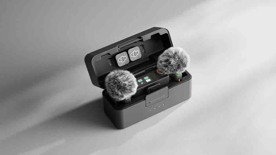 DJI Mic 3 2-Person Compact Wireless Microphone System/Recorder for Camera & Smartphone/نماکم