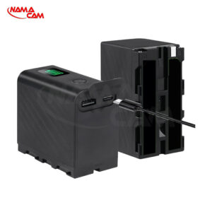 باتری دوربین دی بی کی مدل DBK F970-T 6000mAh با شارژ مستقیم