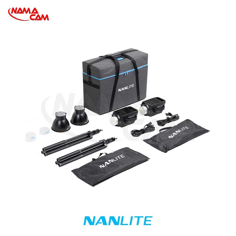 کیت نورپردازی دو‌تایی نانلایت Nanlite FS-200B Bi-Colour 2 light/نماکم