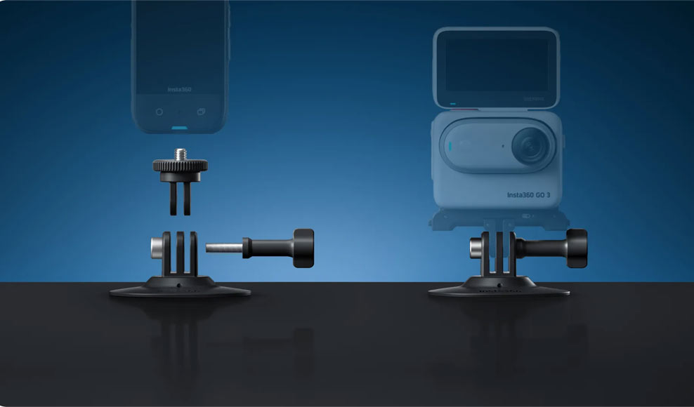 مانت اتصال چسبی اینستا360 – Flexible Adhesive Mount/نماکم