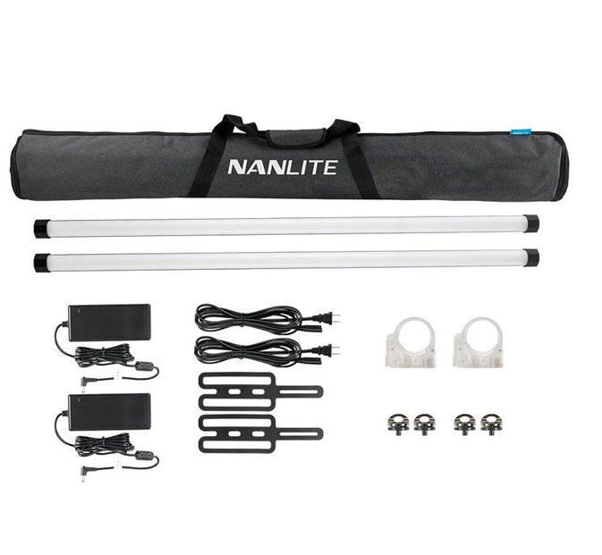 نور باتومی RGB نانلایت کیت دوتایی - Nanlite PavoTube II 30X/نماکم