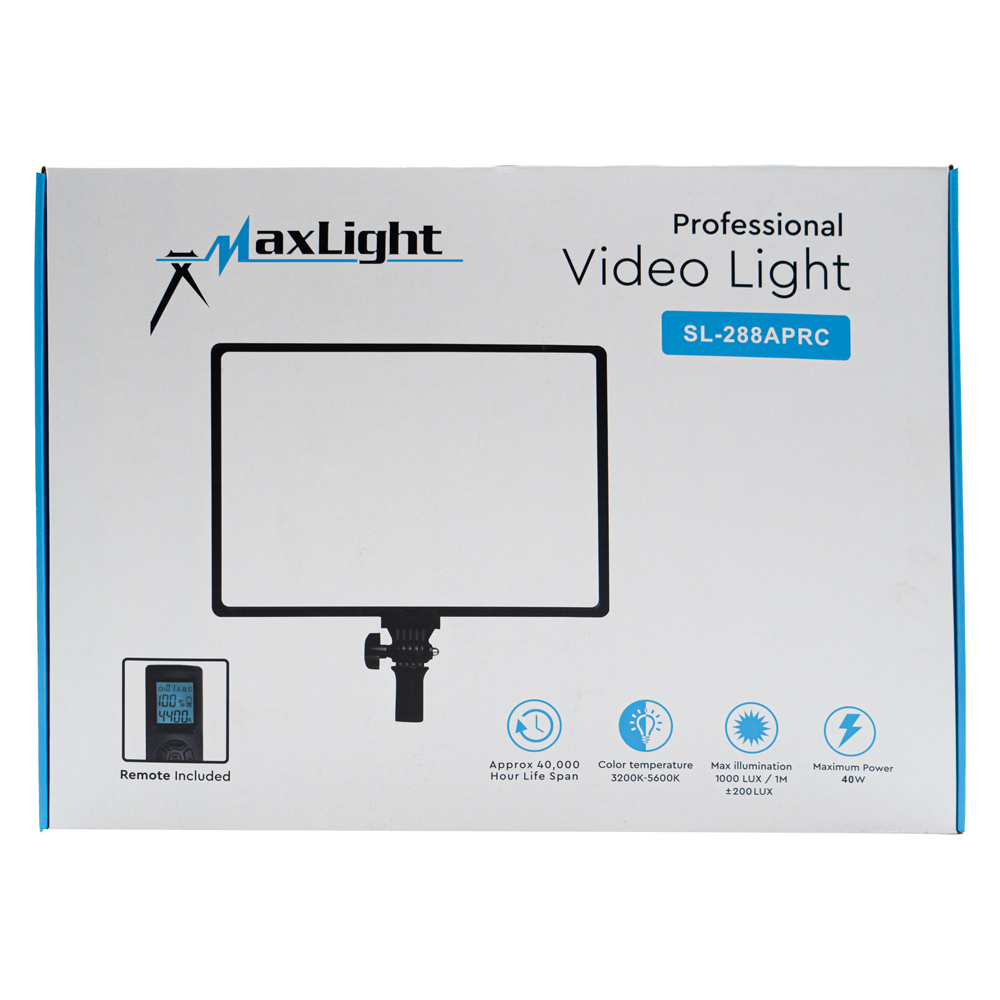 نور ثابت ال ای دی مکس لایت Maxlight Softlight SL-288APRC/نماکم