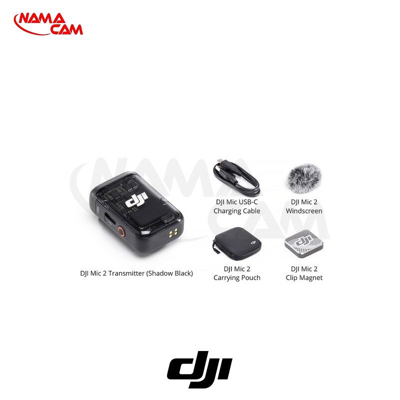 فرستنده میکروفون DJI Mic2 - اصلی - DJI Mic 2 Clip-On Transmitter/Recorder/نماکم