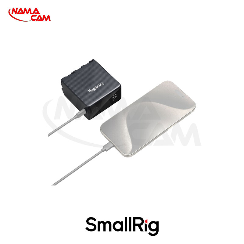 باتری سونی NP-F970 با شارژر تایپ C - اسمال ریگ - SmallRig USB-C Battery 4469/نماکم