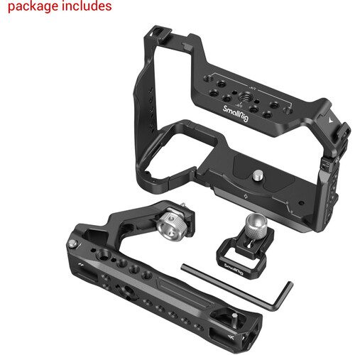 کیج دوربین سونی A7RV / A7IV / A7SIII0 اسمال ریگ همراه دسته – SmallRig Cage Sony 3668B/نماکم