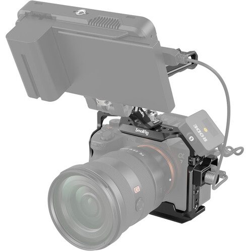 کیج دوربین سونی A7RV / A7IV / A7SIII0 اسمال ریگ همراه دسته – SmallRig Cage Sony 3668B/نماکم