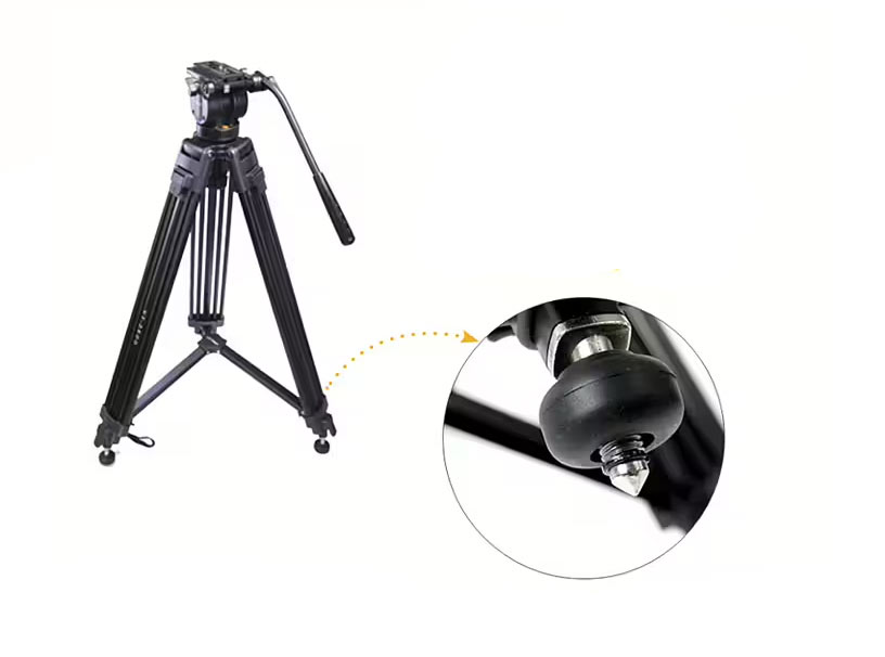 سه پایه فیلمبرداری کینگ جوی Kingjoy Professional Video Tripod VT-2500/نماکم