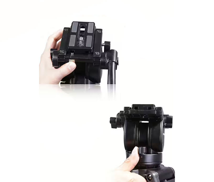 سه پایه فیلمبرداری کینگ جوی Kingjoy Professional Video Tripod VT-2500/نماکم
