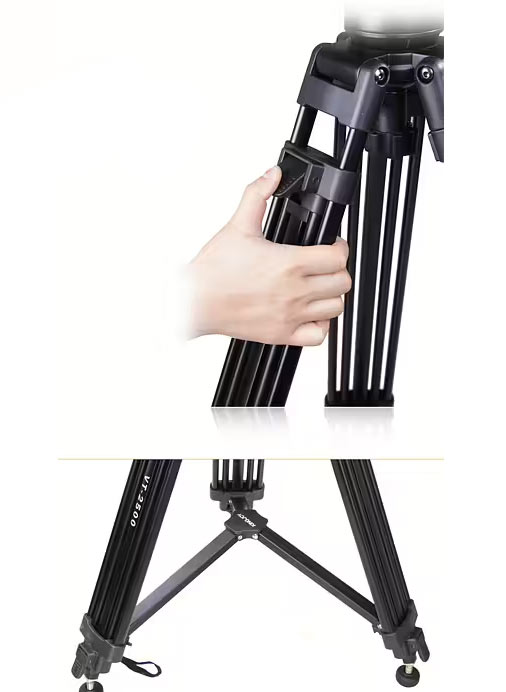 سه پایه فیلمبرداری کینگ جوی Kingjoy Professional Video Tripod VT-2500/نماکم