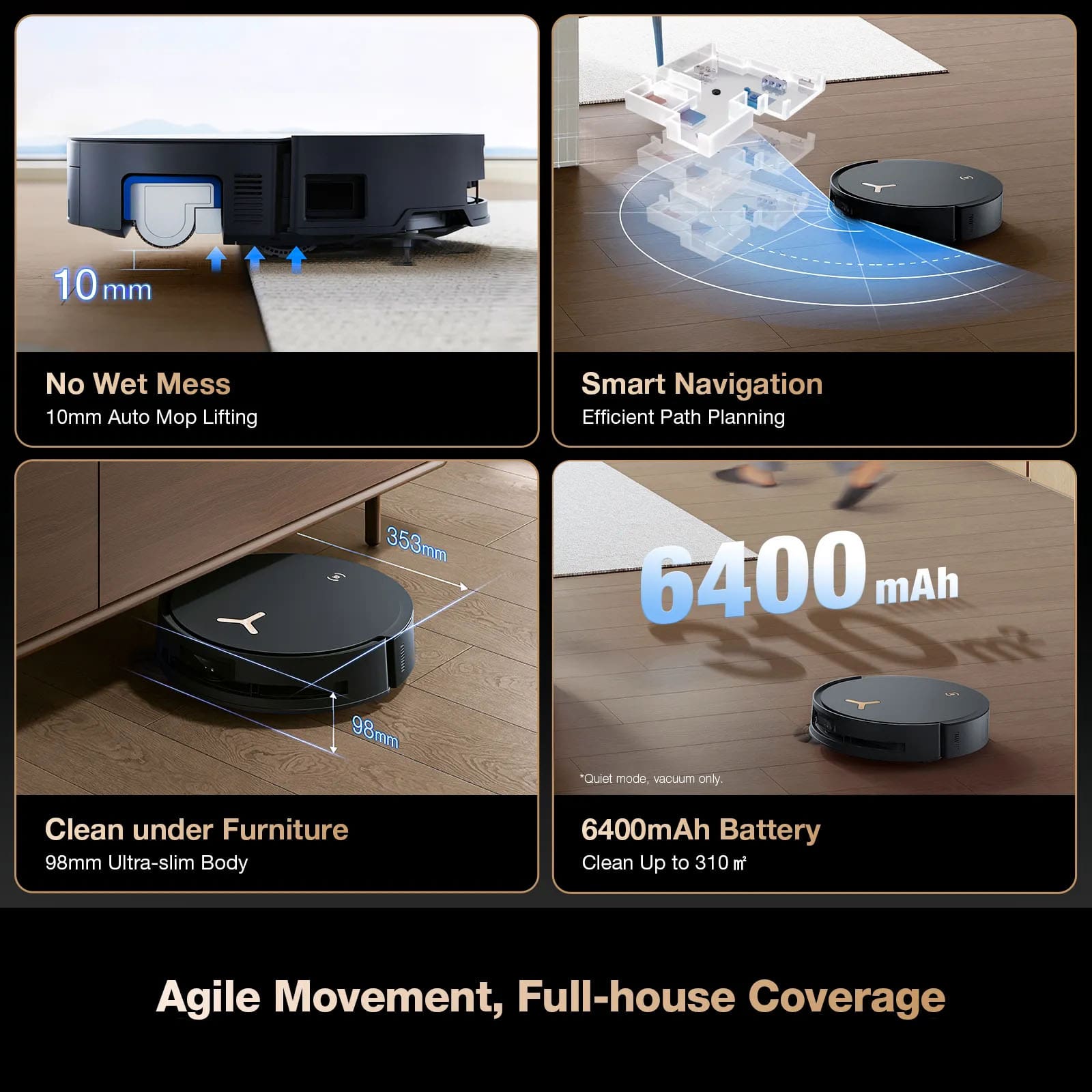 ECOVACS DEEBOT X8 PRO/نماکم
