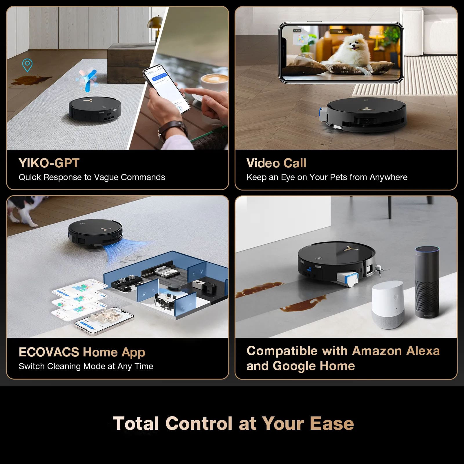 ECOVACS DEEBOT X8 PRO OMNI Robot Vacuum and Mop/نماکم