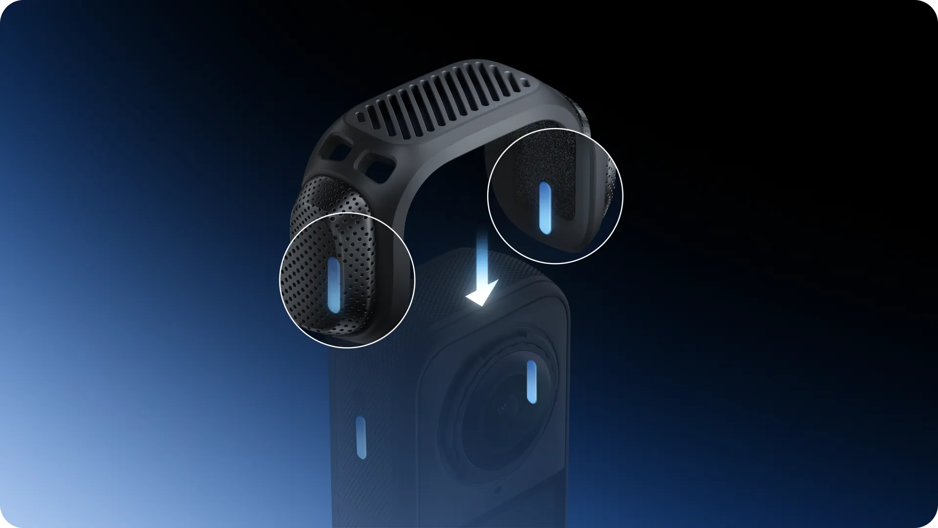 بادگیر میکروفون اینستا360 ایکس 5 - اصلی - Insta360X5 Mic Windshield/نماکم