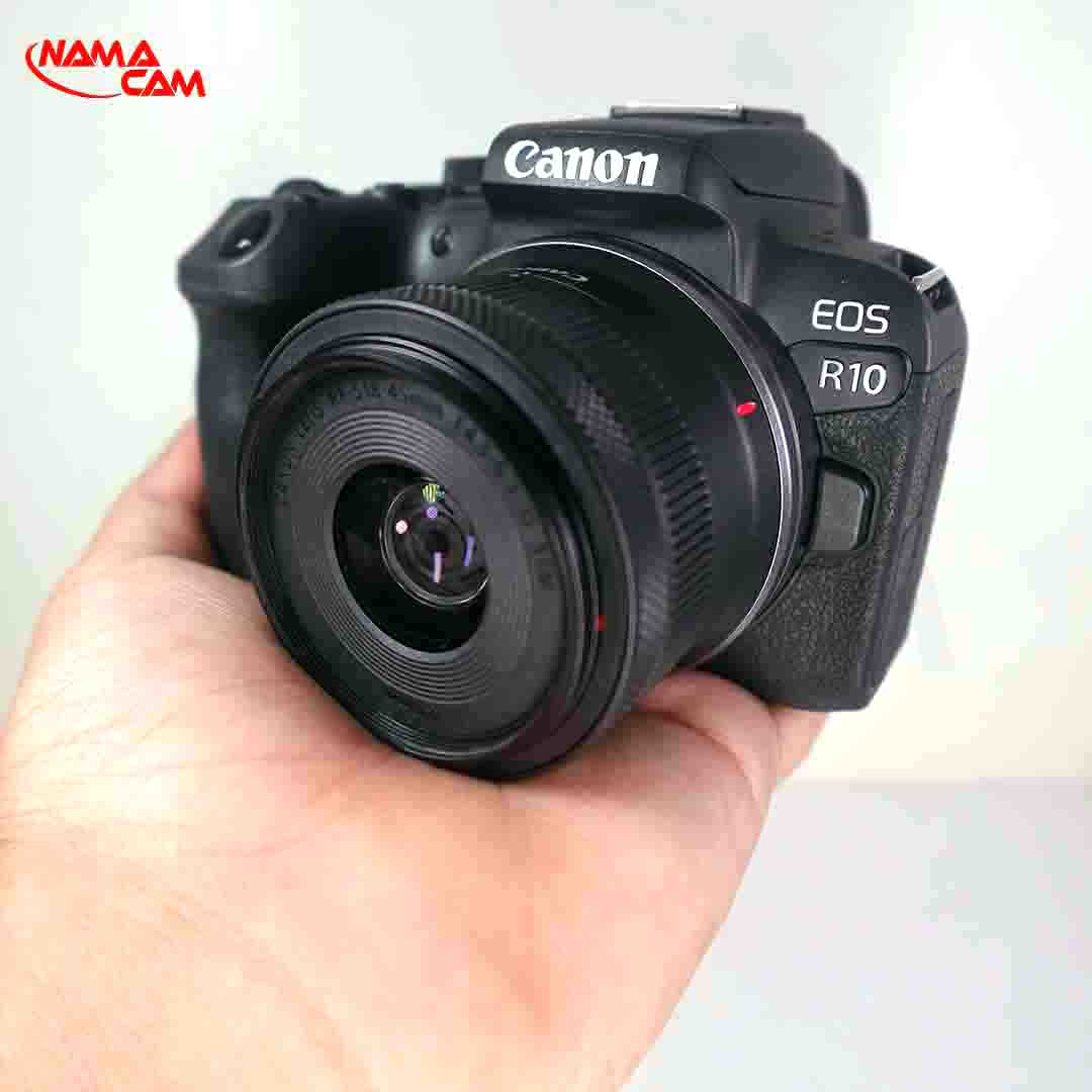 دوربین کانن R10 با لنز 45-18 کارکرده - Canon EOS R10 with 18-45mm USED/نماکم