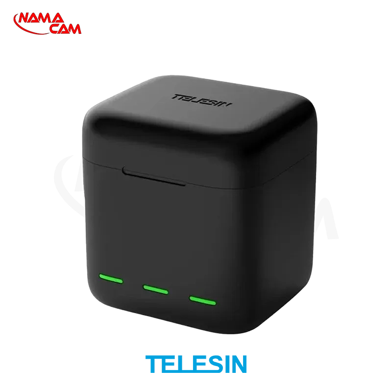 باکس شارژر سه تایی گوپرو هیرو 13 - تلسین - Telesin BCG 10/نماکم