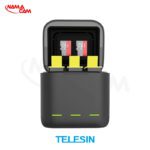 باکس شارژر سه تایی گوپرو هیرو 13 - تلسین - Telesin BCG 10/نماکم