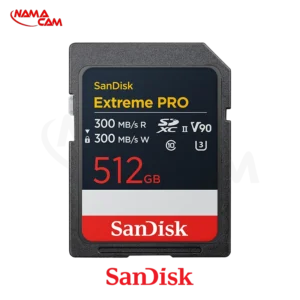 کارت حافظه سن دیسک 512 گیگ SanDisk 512GB Extreme PRO UHS-II/نماکم