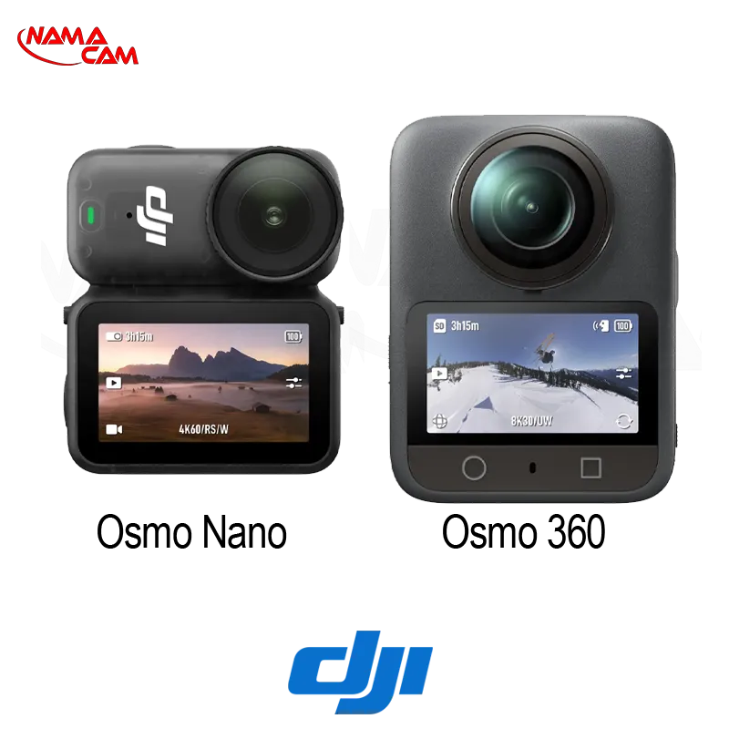 DJI Osmo 360 vs Osmo Nano/نماکم