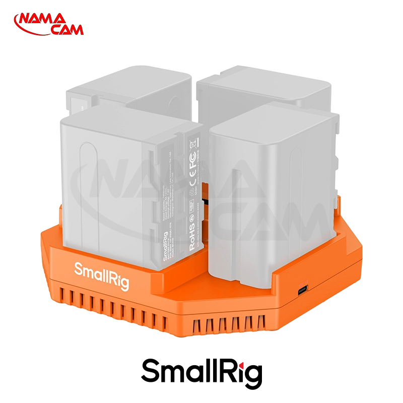 شارژر 4 تایی اسمال ریگ NP-F 4-Channel Camera Battery Charger/نماکم