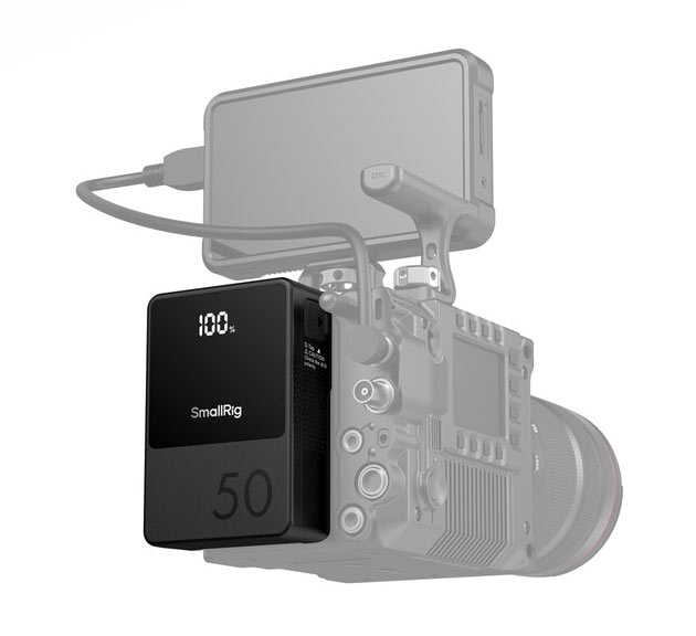 باتری مینی وی مانت اسمال ریگ SmallRig VB50 mini V Mount Battery/نماکم