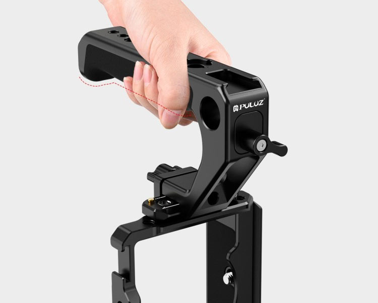 دسته فلزی کیج دوربین - پلوز - Top Handle with Cold Shoe/نماکم
