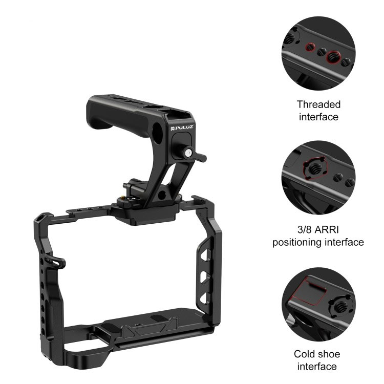 دسته فلزی کیج دوربین - پلوز - Top Handle with Cold Shoe/نماکم