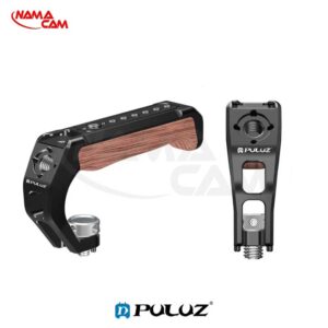 دسته فلزی و چوبی کیج دوربین - پلوز Metal Wooden Top Handle with Cold Shoe/نماکم