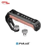 دسته فلزی و چوبی کیج دوربین - پلوز Metal Wooden Top Handle with Cold Shoe/نماکم