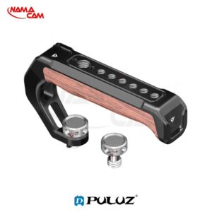 دسته فلزی و چوبی کیج دوربین - پلوز Metal Wooden Top Handle with Cold Shoe/نماکم