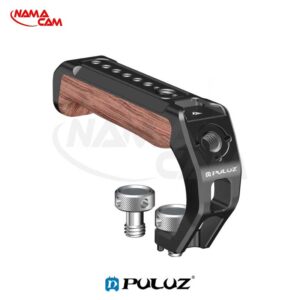 دسته فلزی و چوبی کیج دوربین - پلوز Metal Wooden Top Handle with Cold Shoe/نماکم