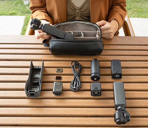 کیف پاکت 3 کمبو و دوربین های ورزشی - تلسین - Bag for DJI Pocket 3/نماکم