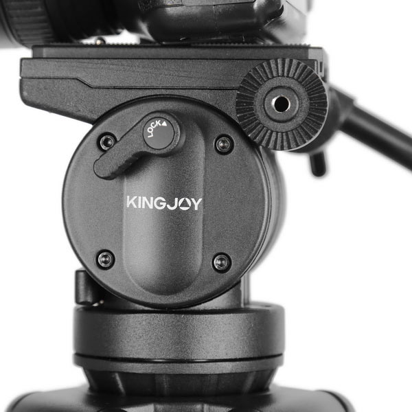 سه پایه فیلمبرداری کینگ جوی Kingjoy Professional Video Tripod VT-2500L/نماکم
